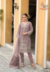 R 1234 By Shree Organza Embroidery Readymade Wholesale Market In Surat With Price
